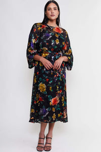 Thumbnail for Pia Silk Midi Dress