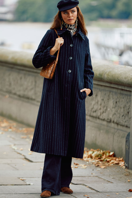 Milly - Pinstripe Black