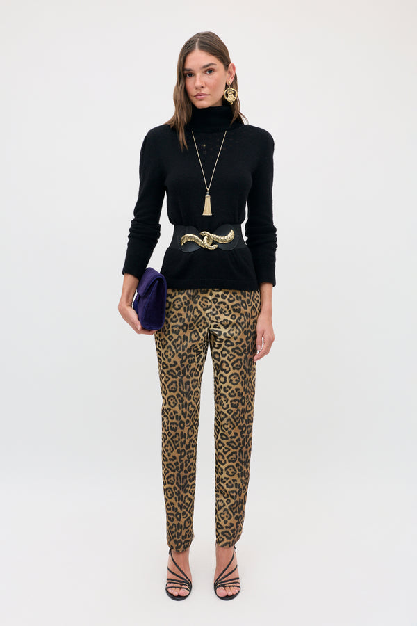 Sole -  Savannah Leopard Brown