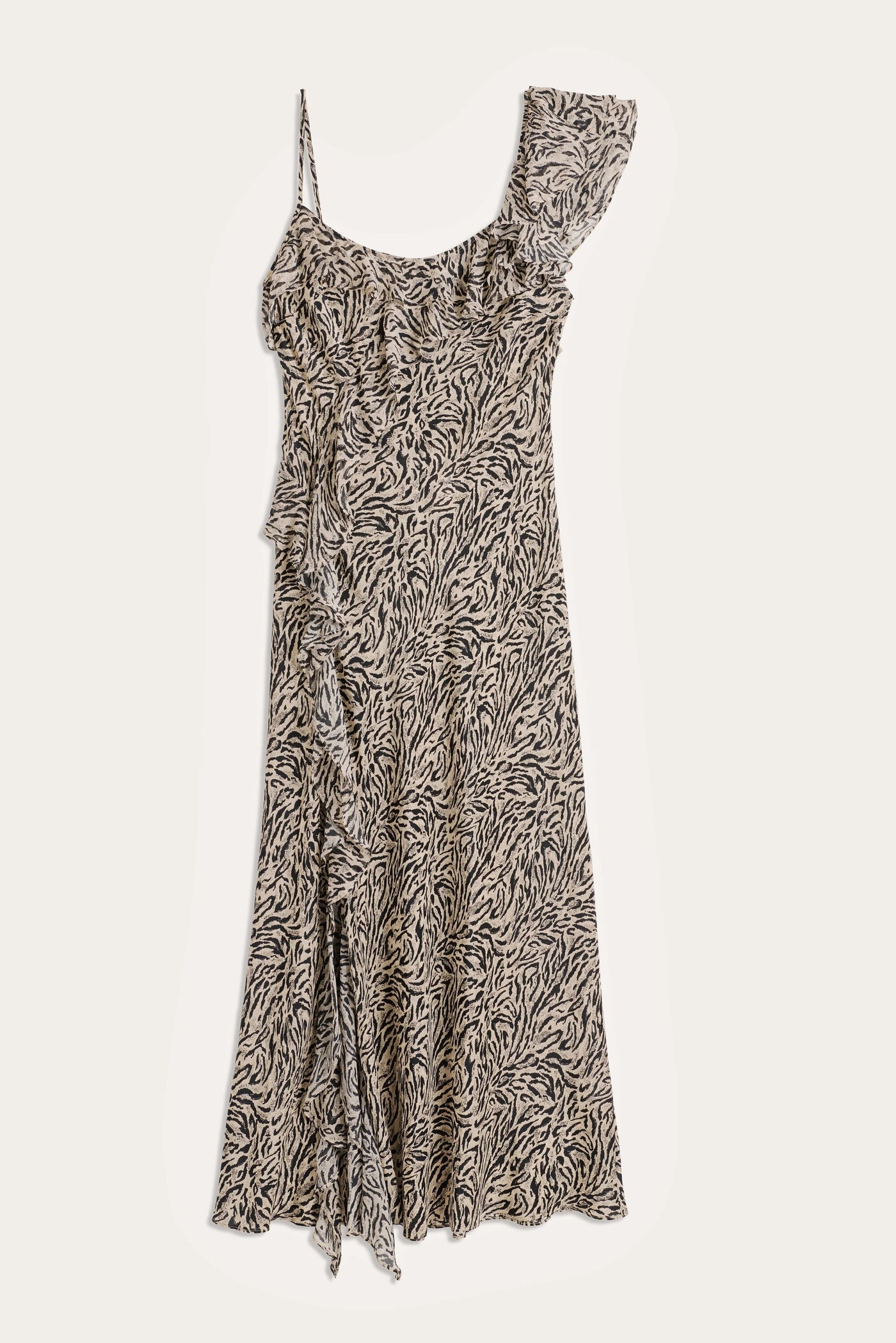 Ester Silk Maxi Dress in Brown Sun Leo Tan | RIXO USA Ester Silk Maxi Dress in Brown Sun Leo Tan | RIXO USA