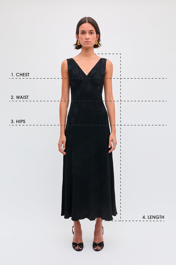 Susana - Blossom Cutwork Embroidery Navy | RIXO USA ⋆