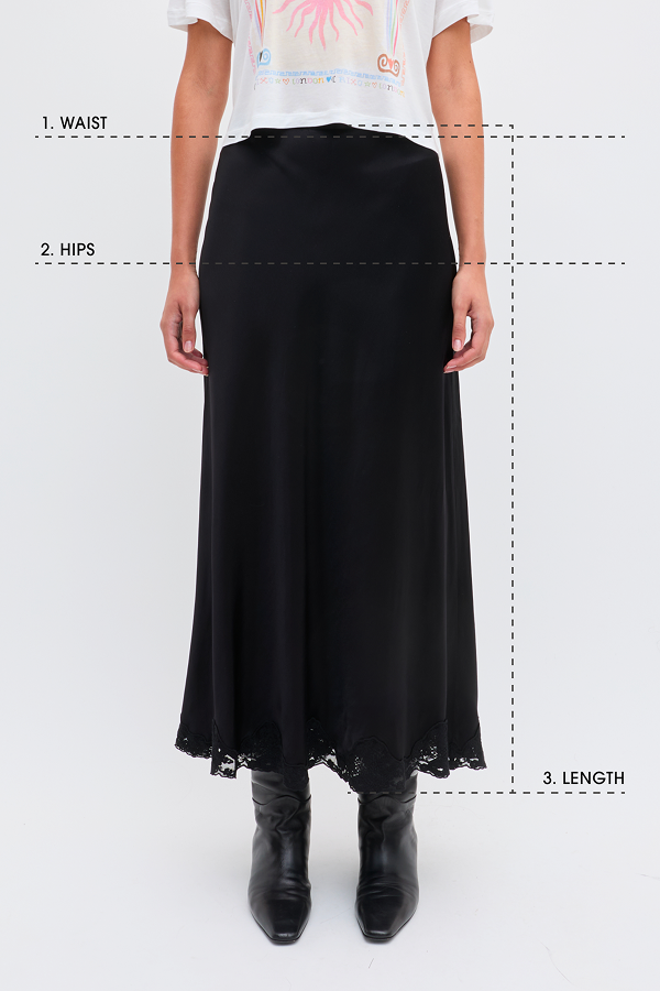 Skirts measurement instructions