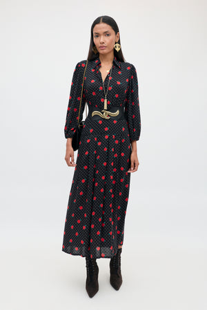 Izzy - Rose Spot Black