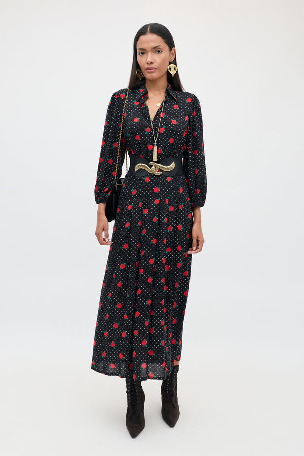Izzy - Rose Spot Black