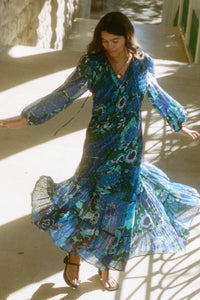Thumbnail for spring-occasion,Lori Metallic Midi Dress