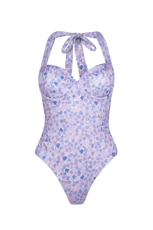 Jane Swimsuit - Pebble Shell Lilac Coral