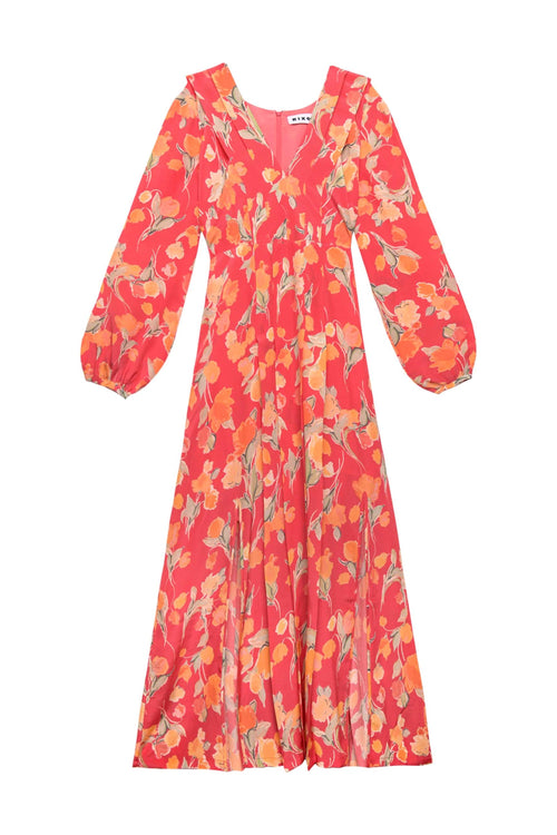 Camellia Silk Midi Dress