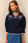 Kali – Embroidery Navy