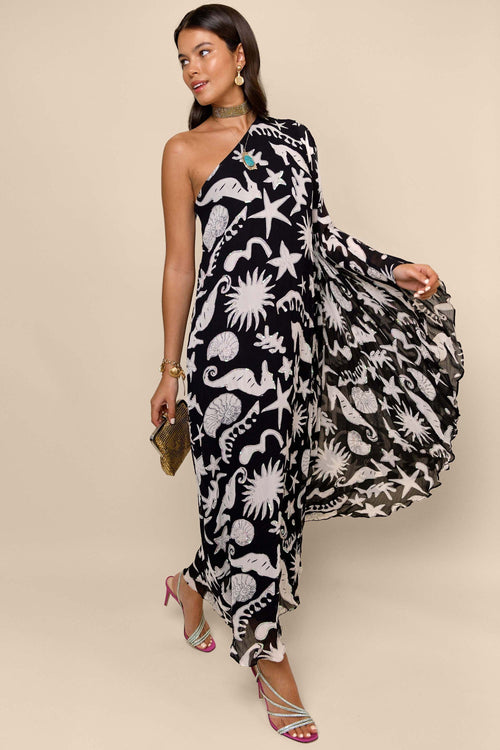 Liza Sequinned Midi Dress