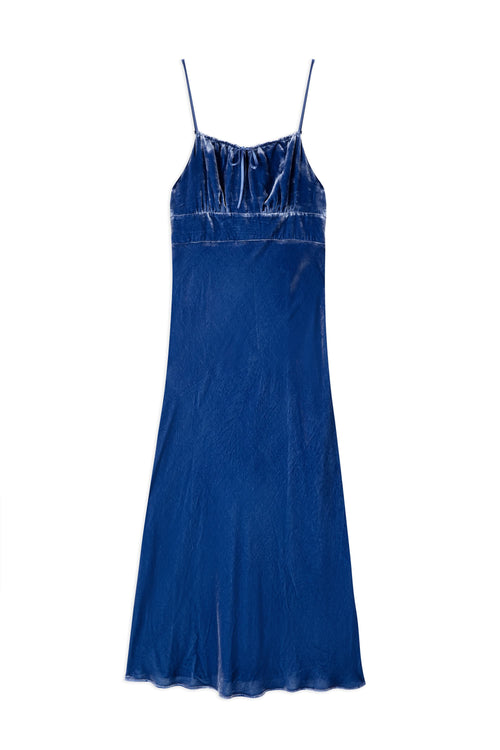 Silk-Velvet Dress