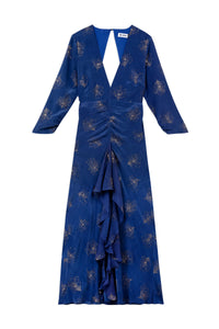 Thumbnail for Open-Back Silk Dress